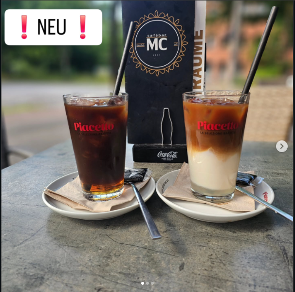 Caramel Ice Coffee & Coconut Ice Latte